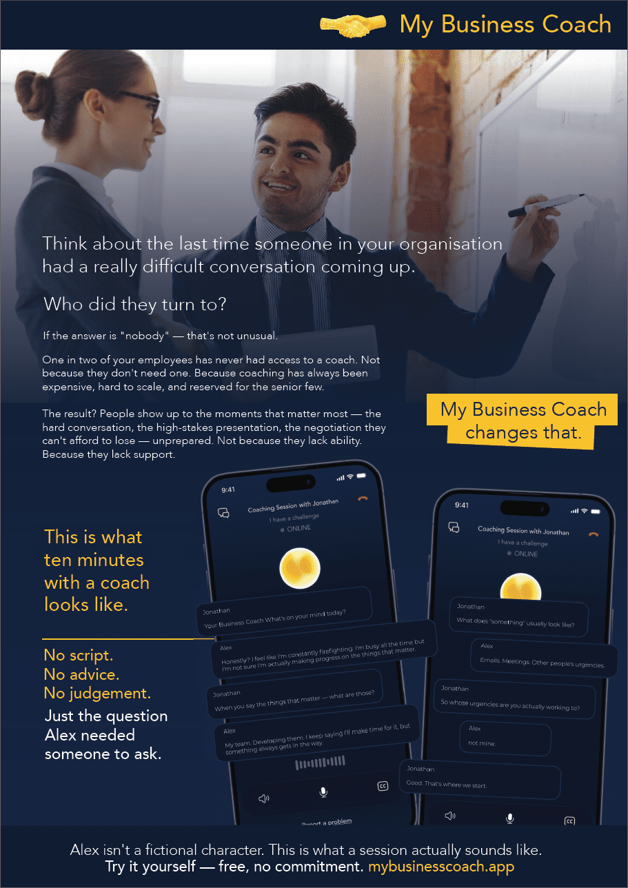 My business coach overview Page 1